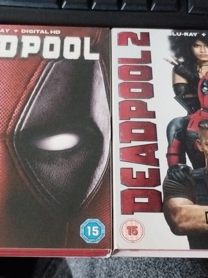 Deadpool and Deadpool 2 Super Duper $@%!#& Cut Blu-Ray Pack like new with English subs