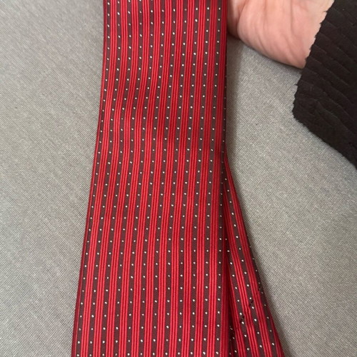 Handmade tie like new, red