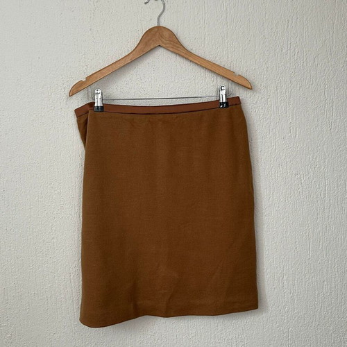 Marc Cain wool and cashmere skirt like new, size XXL, brown