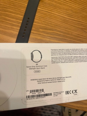Apple Watch Series SE 2 (2022) GPS 44 mm μεταχειρισμένο, αλουμίνιο Midnight, sport band