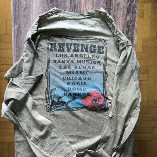 Von Dutch long sleeve shirt like new, olive color