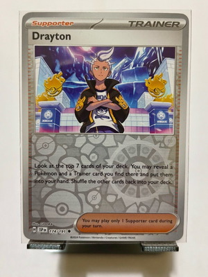 Drayton (SSP 174) Surging Sparks card mint with sleeve