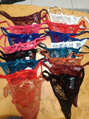 String 16 τεμαχίων καινούργια, πολύχρωμα, μέγεθος small με φιογκάκι