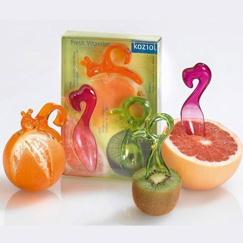 Koziol spoons for cleaning and eating citrus like new