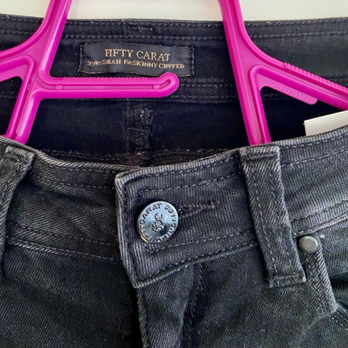 Fifty Carat black skinny jeans like new, size S