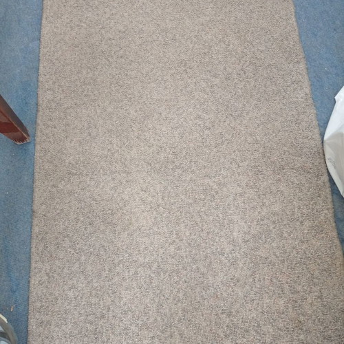 Runner rug carpet monochrome grey used 197x66