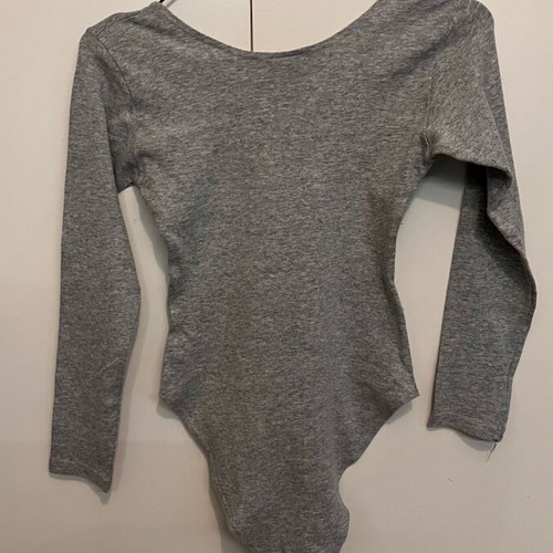 Women's grey Lycra bodysuit M used