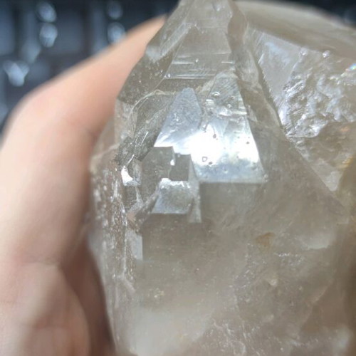 Smoky quartz new from Penteli