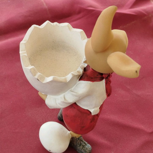 Egg holder bunny new, red Easter color