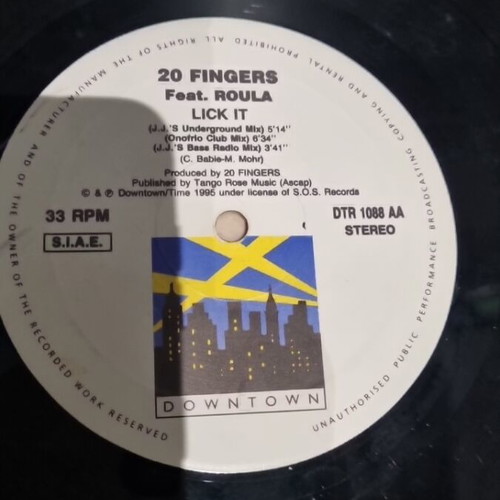 20 Fingers vinyl record used