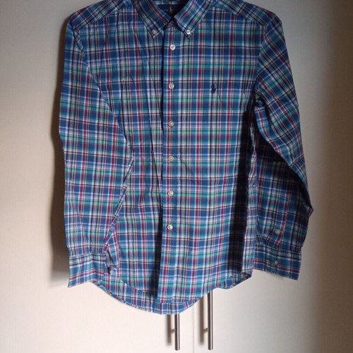 Polo Ralph Lauren kids plaid shirt like new size 10-12