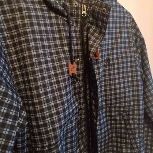 Element Checked Jacket with Hood Like New, Size M/L