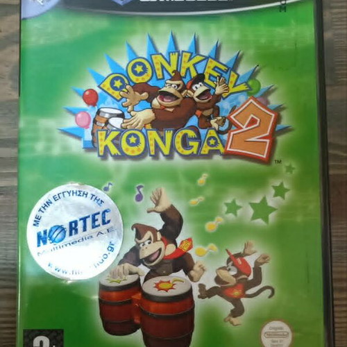 Donkey Konga 2 Nintendo GameCube simulation game new