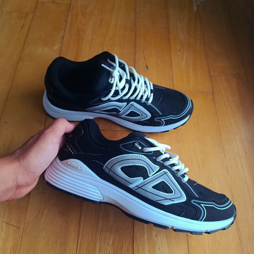 Dior B30 sneakers new, black and white, size 45