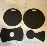 Evans SoundOff practice pad used, 12” and 14”, Cymbal Mute, Hi-Hat Mute