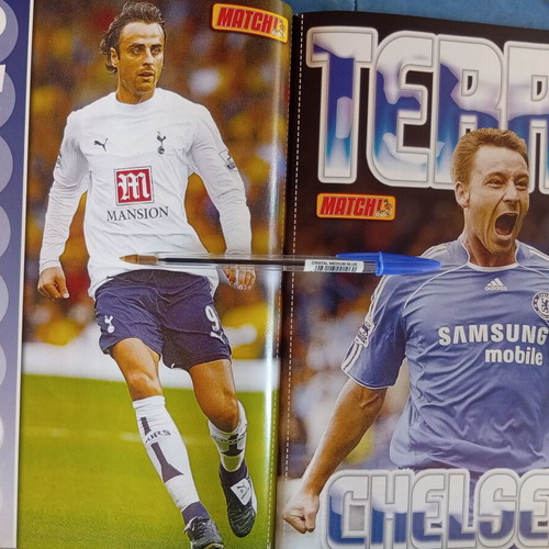 Match Football Magazine Issue 26 1/1/2007 like new, Manchester City poster