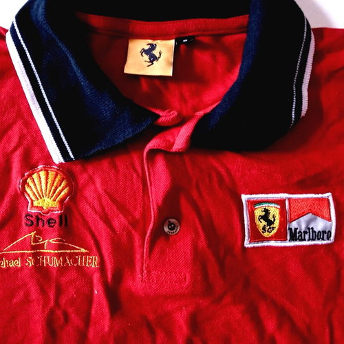 Ferrari M.Schumacher 1996 Kids Polo Shirt like new