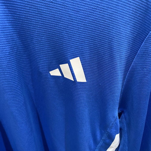 Adidas Adizero Running Long Sleeve Top, blue, size M