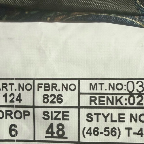 Men's mint suit like new, size 48