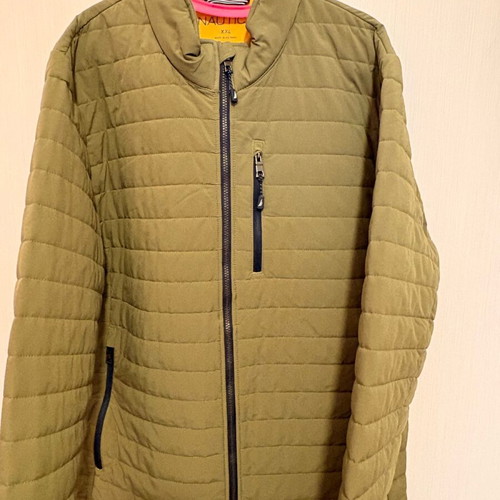 Nautica men's jacket XXL like new, khaki
