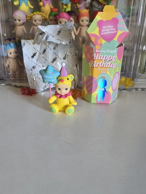 Sonny Angel Birthday Gift Bear Series Star Balloon Figure like new