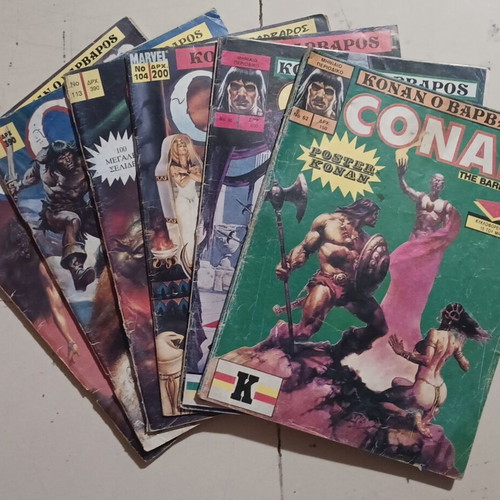 Conan the Barbarian comics bundle used, set of 6 issues
