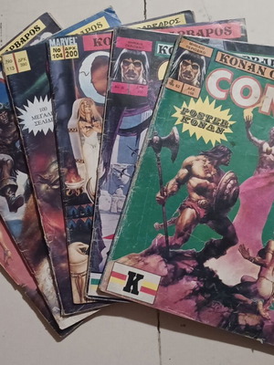 Conan the Barbarian comics bundle used, set of 6 issues