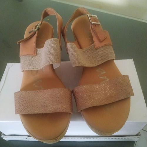 Shoes used, pack of three pairs, size 36, black sandals/platforms