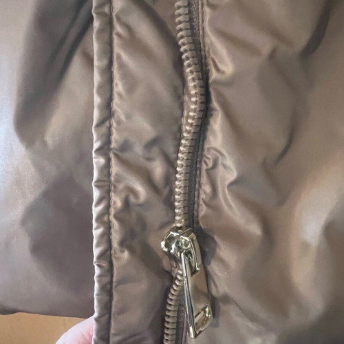Zara jacket size S like new, beige with hood and zipper