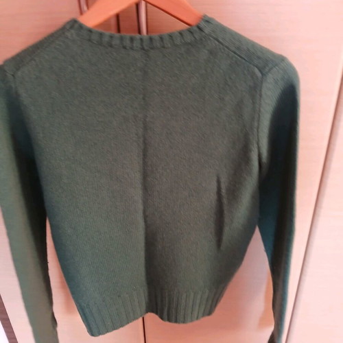 Benetton pullover like new, green, size S