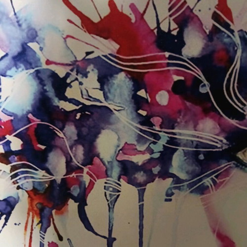Modern canvas 60×60 cm like new, premium art print portrait
