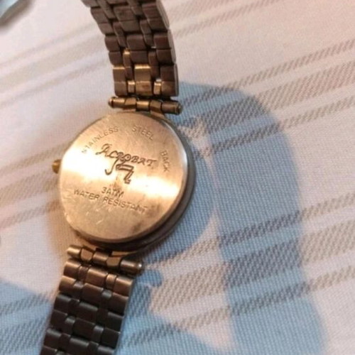 Vintage wristwatch used, gray, collectible