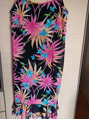 Formal strap dress like new, multicolored