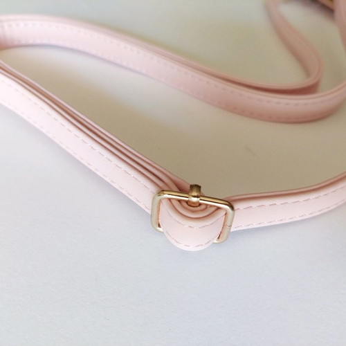 Pink bag with detachable strap new