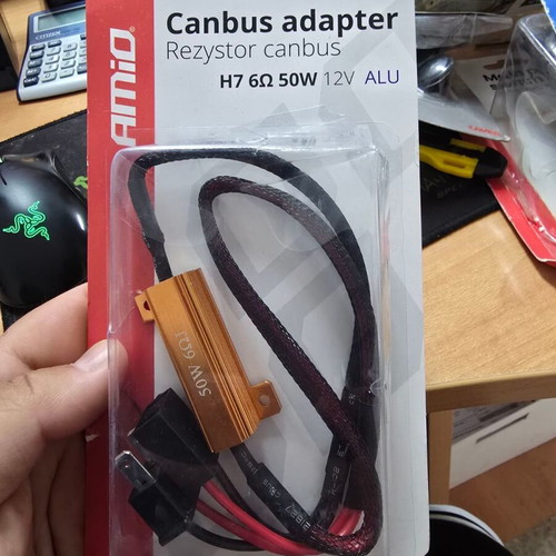 Amio Resistance for LED H7 Lamps 12V 50W 6Ω Canceller New