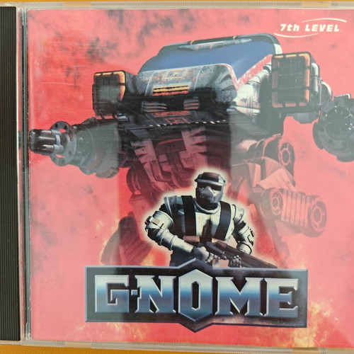 G-NOME CD-ROM used, authentic 1997 mech combat game for PC