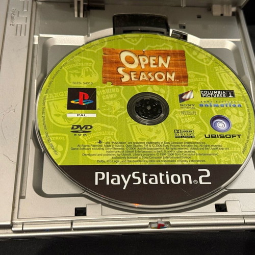 PS2 Open Season used, functional adventure game