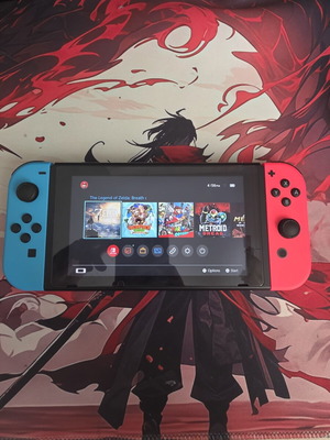 Nintendo Switch v2 Dual Boot σαν καινούργιο με αξεσουάρ