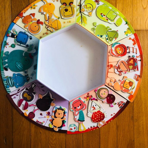 Lilliputiens Lotocolors puzzle like new