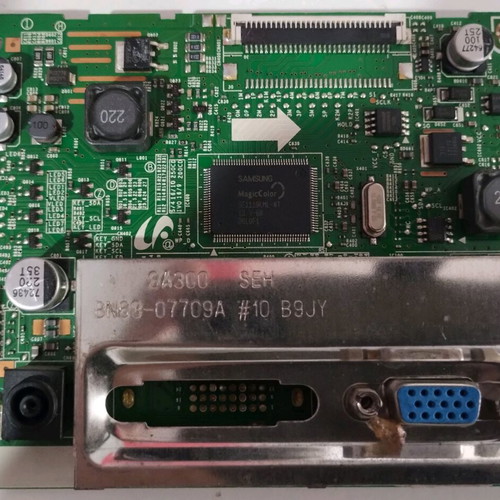 Samsung S27B350F mainboard used, central circuit board