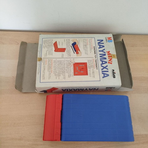 MB Games Mini Battleship used vintage board game