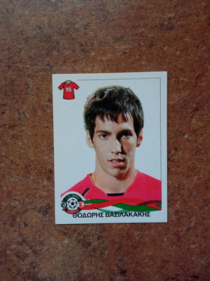 Panini Superleague Greece 2009-2010 Sticker No323 new, Thodoris Vasilakakis