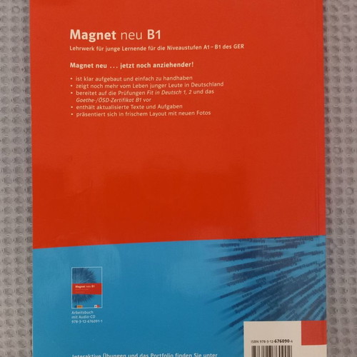 Magnet neu B1 student book used with audio CD