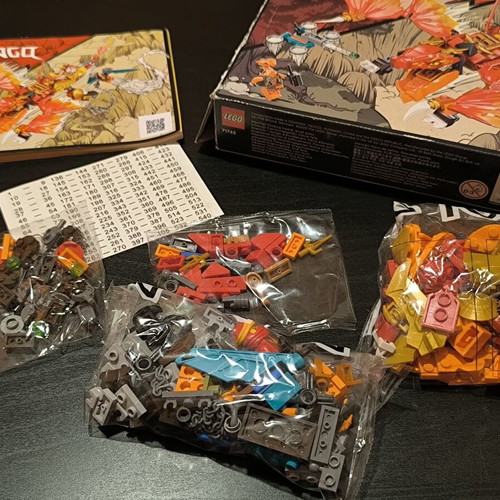 Lego Ninjago Kai’s Fire Dragon EVO 71762 used complete set with box and instructions