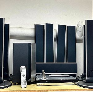 LG Home Theater 5.1 Speakers with DVD player (MODEL: LH-W96IAC)