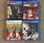PS4 and PS5 games like new, bundle