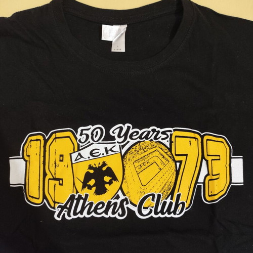 AEK Athens Club 50 Years T-shirt like new, size L