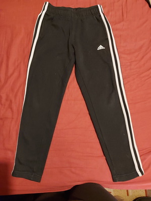 Παντελόνι φόρμας Adidas μαύρο, σαν καινούργιο, μέγεθος 10 ετών