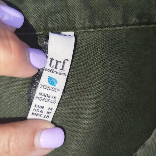 Zara short dress khaki like new, size M