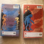 Men In Black animated VHS tapes used, dubbed in Greek, set of 2